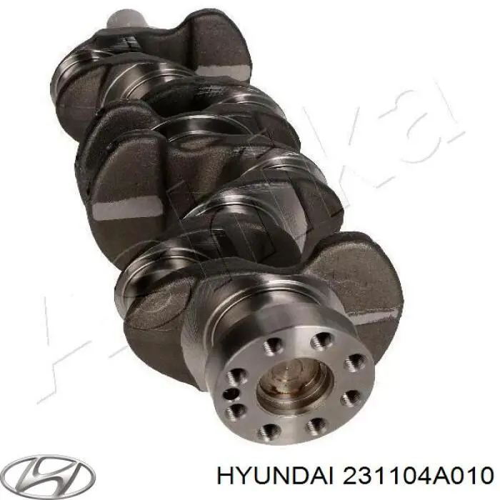 Wał korbowy silnika Hyundai/Kia 231104A010 cena, od 504,06 USD