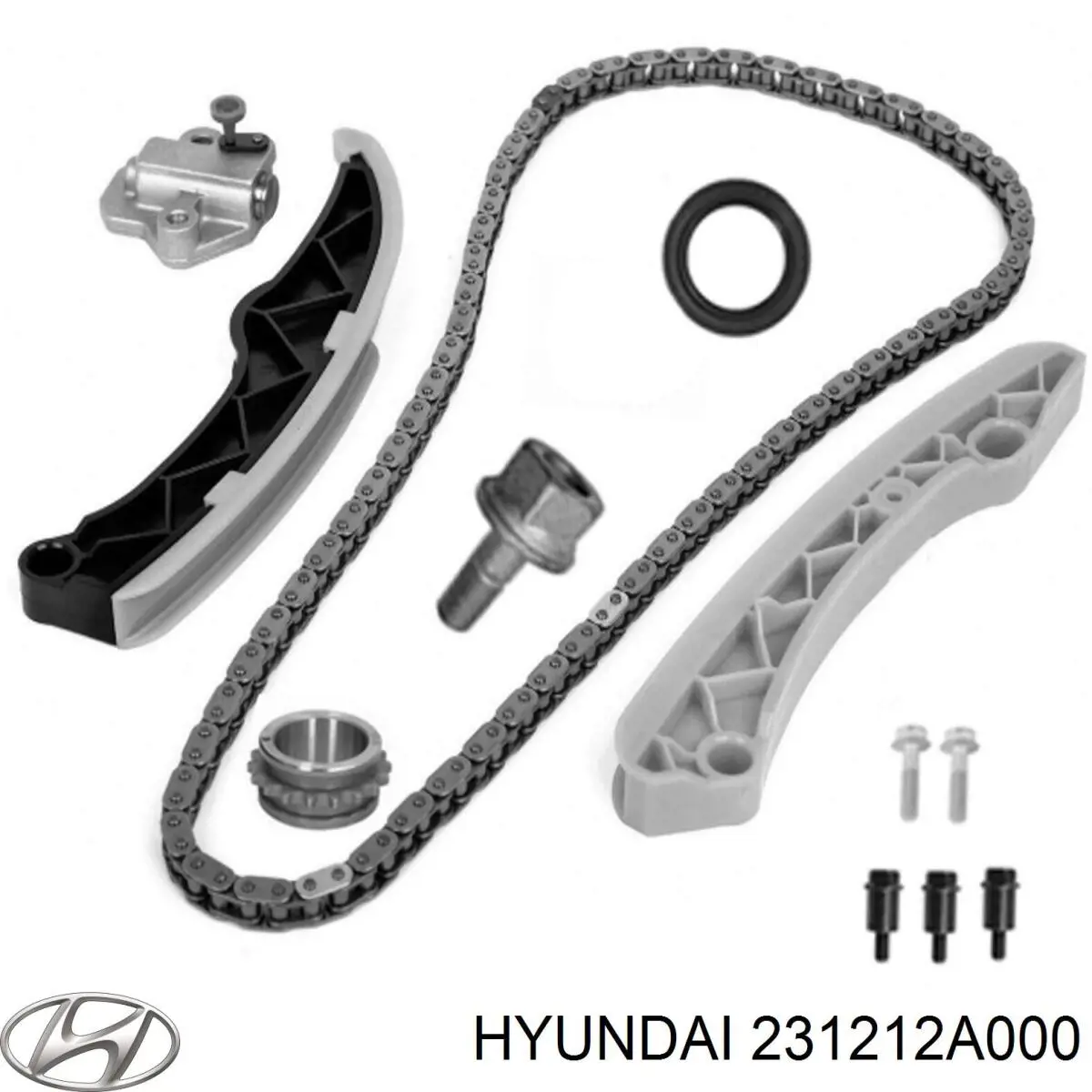 Do koszyka 231212A000 Hyundai/Kia Koło zębate walcowe napędu wałka rozrządu