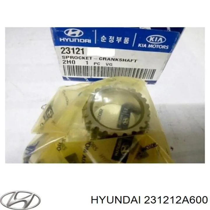 231212A600 Hyundai/Kia Koło zębate walcowe napędu wałka rozrządu