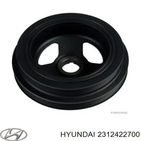 Koło pasowe wału korbowego Hyundai/Kia 2312422700 cena, od 59,59 USD