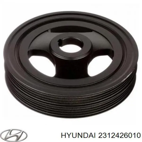 Koło pasowe wału korbowego Hyundai/Kia 2312426010 cena, od 57,27 USD