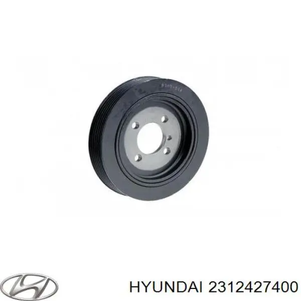 Koło pasowe wału korbowego Hyundai/Kia 2312427400