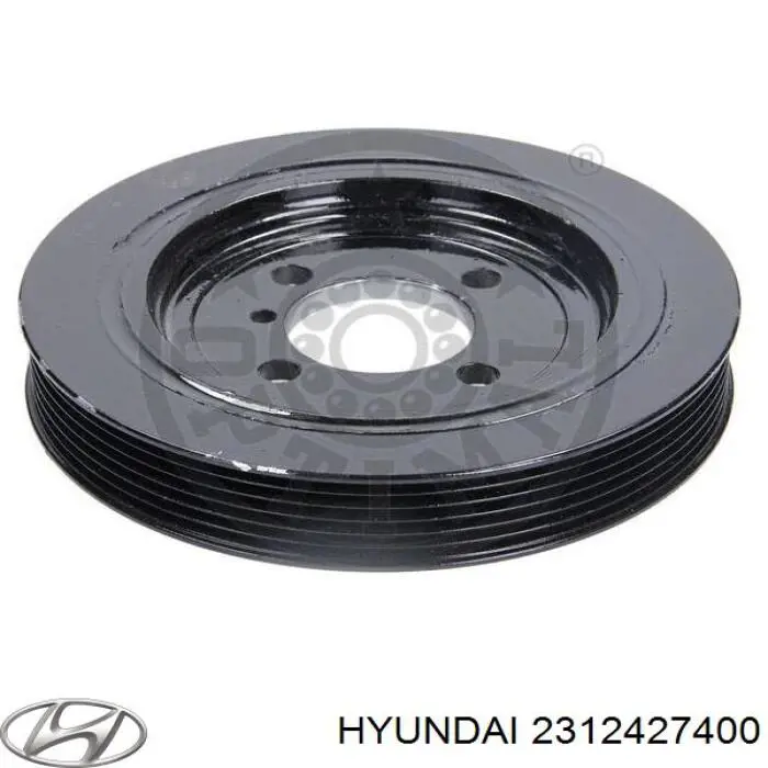 Do koszyka 2312427400 Hyundai/Kia Koło pasowe wału korbowego