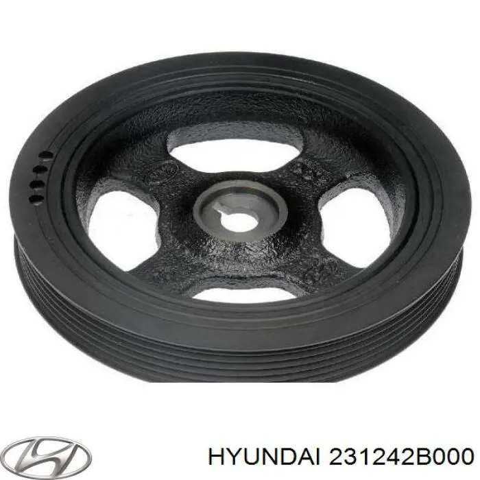 231242B000 Hyundai/Kia Koło pasowe wału korbowego