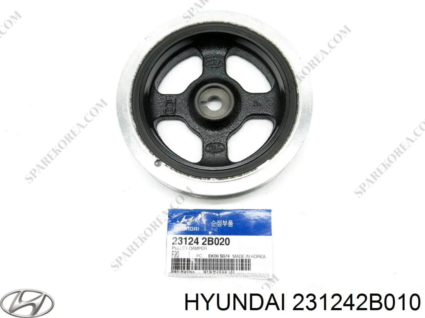 Koło pasowe wału korbowego Hyundai/Kia 231242B010 cena, od 92,03 USD