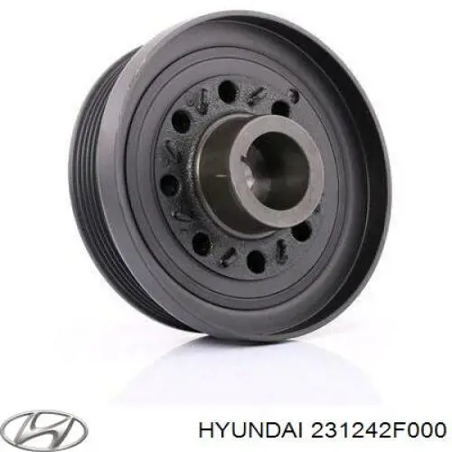 Do koszyka 231242F000 Hyundai/Kia Koło pasowe wału korbowego