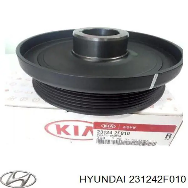 Do koszyka 231242F010 Hyundai/Kia Koło pasowe wału korbowego