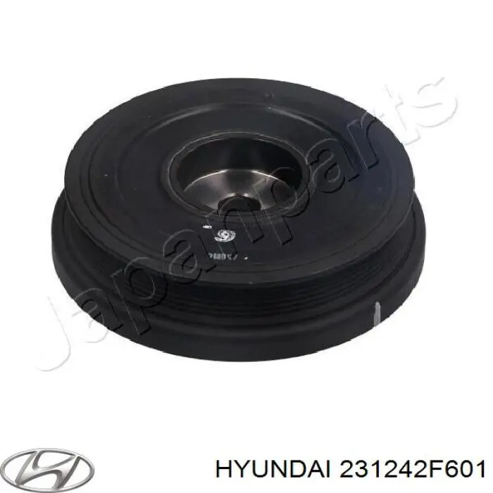 Do koszyka 231242F601 Hyundai/Kia Koło pasowe wału korbowego