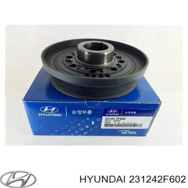 231242F602 Hyundai/Kia Koło pasowe wału korbowego
