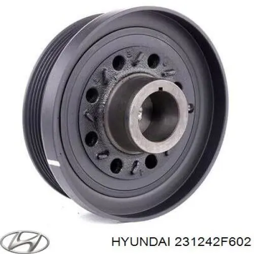 Do koszyka 231242F602 Hyundai/Kia Koło pasowe wału korbowego