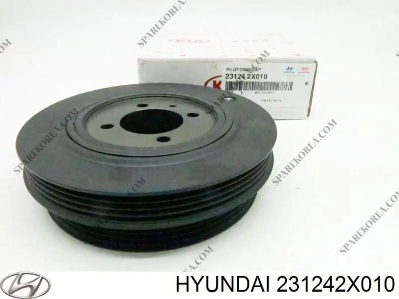 Do koszyka 231242X010 Hyundai/Kia Koło pasowe wału korbowego
