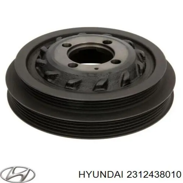 2312438010 Hyundai/Kia Koło pasowe wału korbowego
