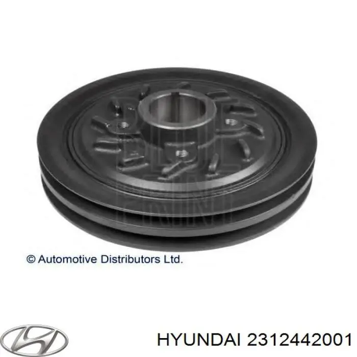 2312442001 Hyundai/Kia Koło pasowe wału korbowego