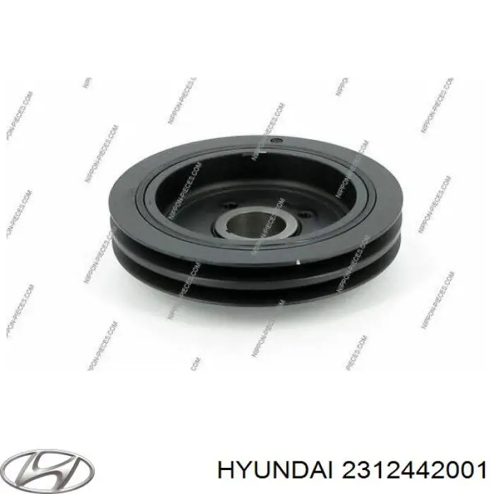 Koło pasowe wału korbowego Hyundai/Kia 2312442001 cena, od 82,98 USD