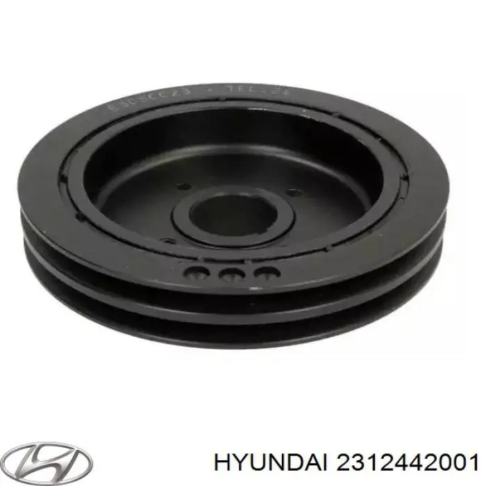 Do koszyka 2312442001 Hyundai/Kia Koło pasowe wału korbowego