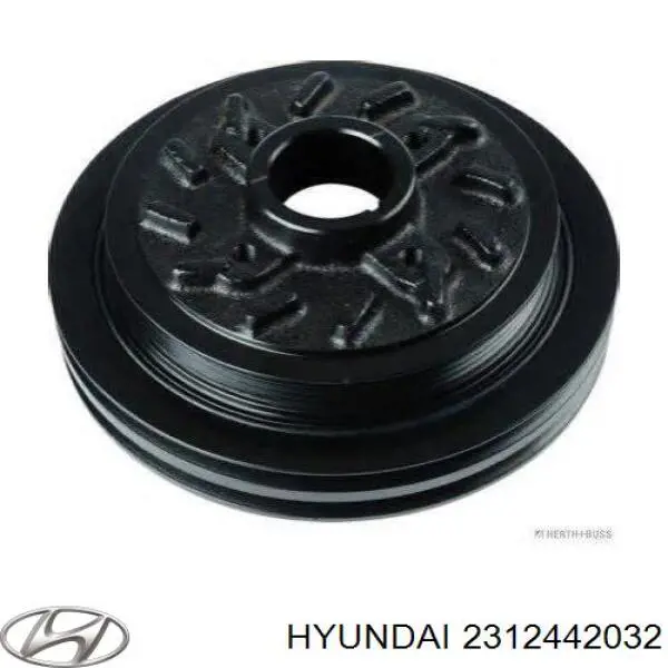 2312442032 Hyundai/Kia Koło pasowe wału korbowego