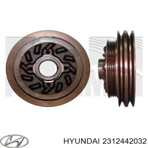 Do koszyka 2312442032 Hyundai/Kia Koło pasowe wału korbowego