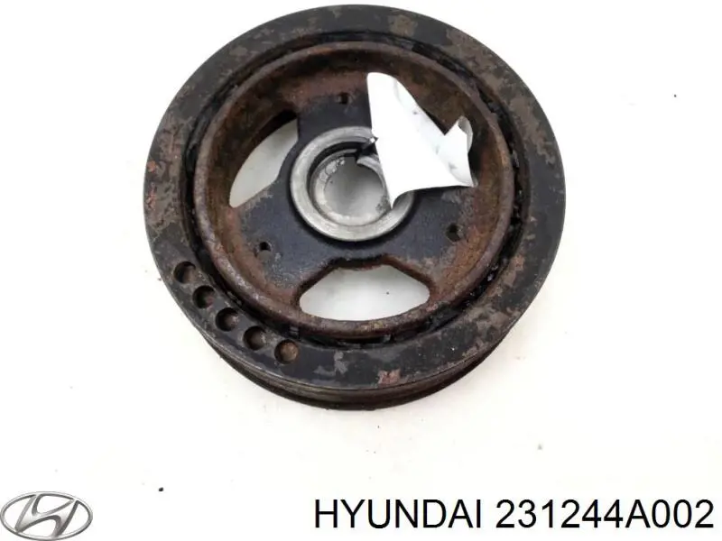 Do koszyka 231244A002 Hyundai/Kia Koło pasowe wału korbowego