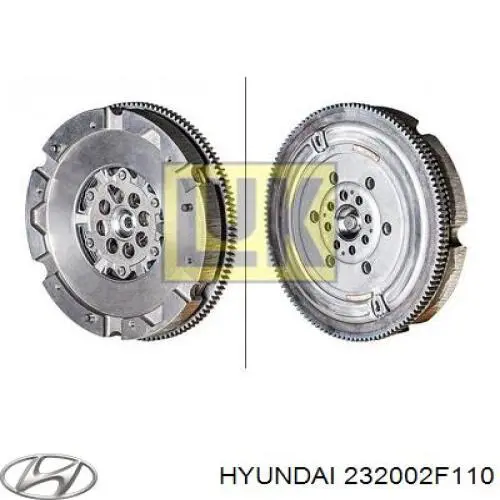 Do koszyka 232002F110 Hyundai/Kia Koło zamachowe silnika