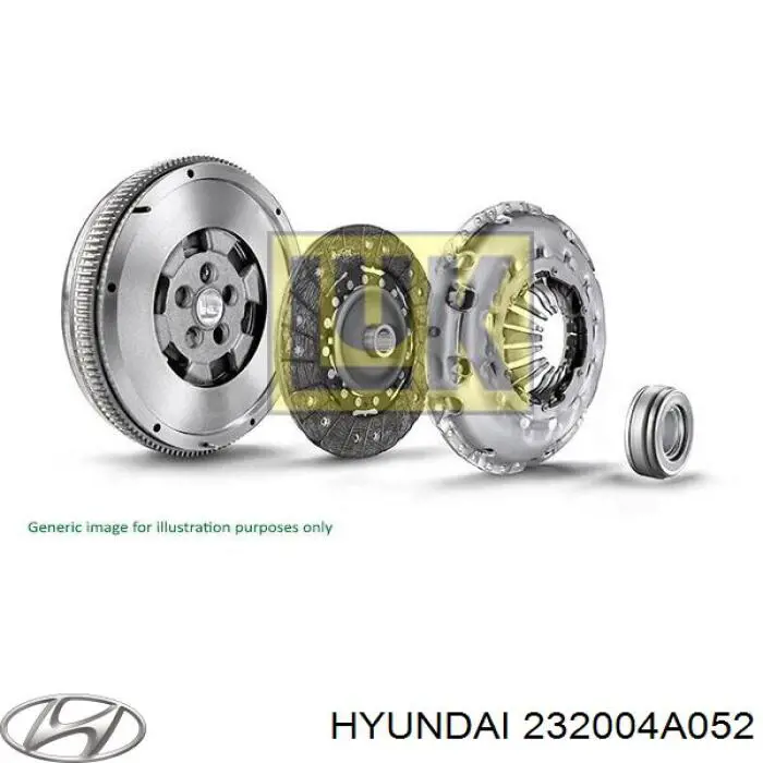 Do koszyka 232004A052 Hyundai/Kia Koło zamachowe silnika