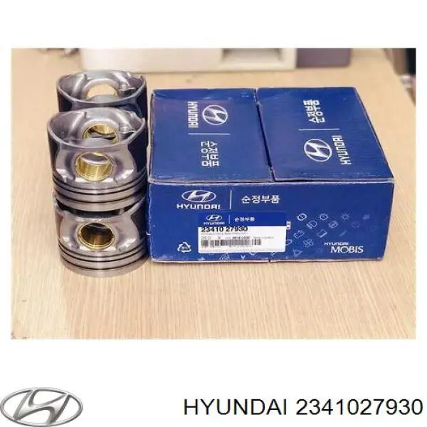 2341027930 Hyundai/Kia Tłok ze sworzniem bez pierścieni, STD