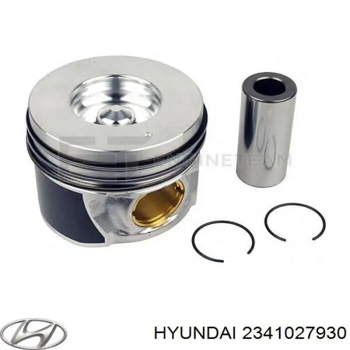 Do koszyka 2341027930 Hyundai/Kia Tłok ze sworzniem bez pierścieni, STD