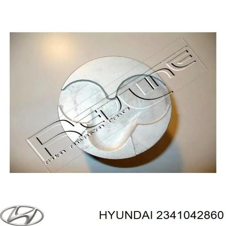 Do koszyka 2341042860 Hyundai/Kia Tłok, komplet do jednego cylindru, STD