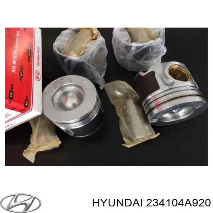 Tłok ze sworzniem bez pierścieni, STD Hyundai/Kia 234104A920 cena, od 98,89 USD