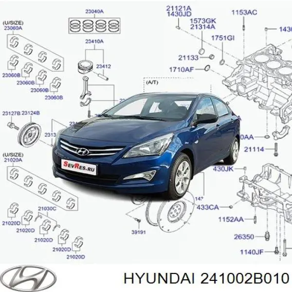 Wał rozrządu silnika ssący, dolotowy Hyundai/Kia 241002B010 cena, od 99,67 USD