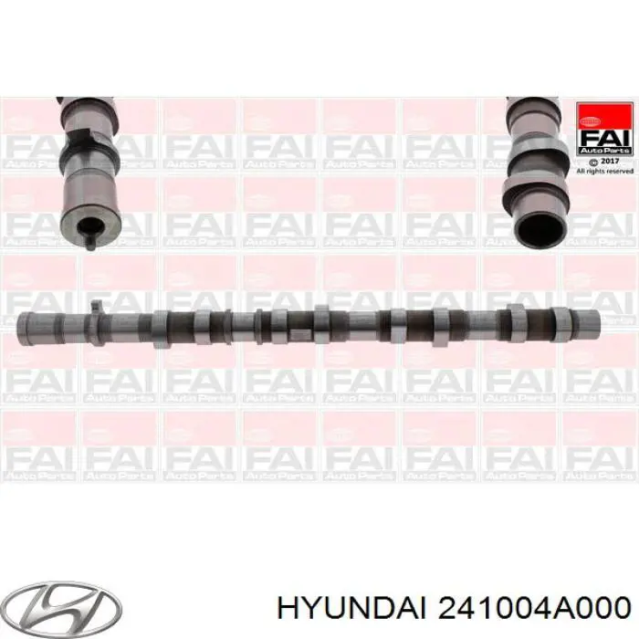 Wał rozrządu silnika lewy Hyundai/Kia 241004A000 cena, od 145,61 USD