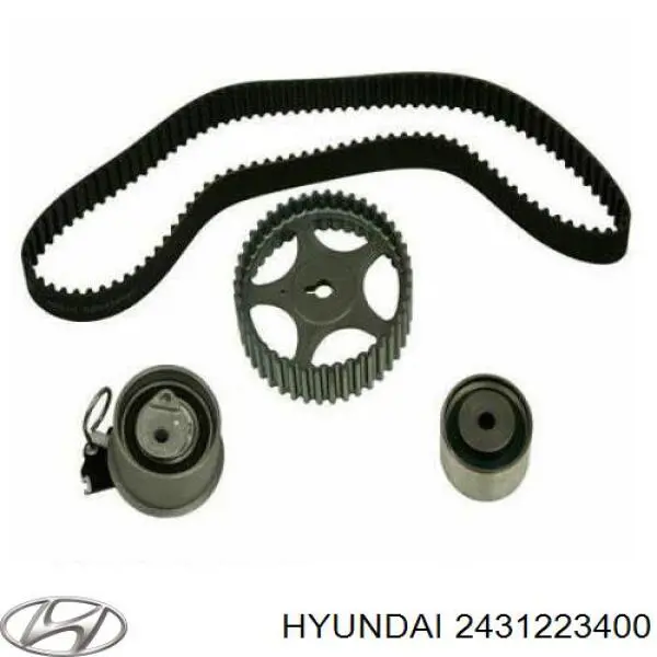 Do koszyka 2431223400 Hyundai/Kia Pasek rozrządu