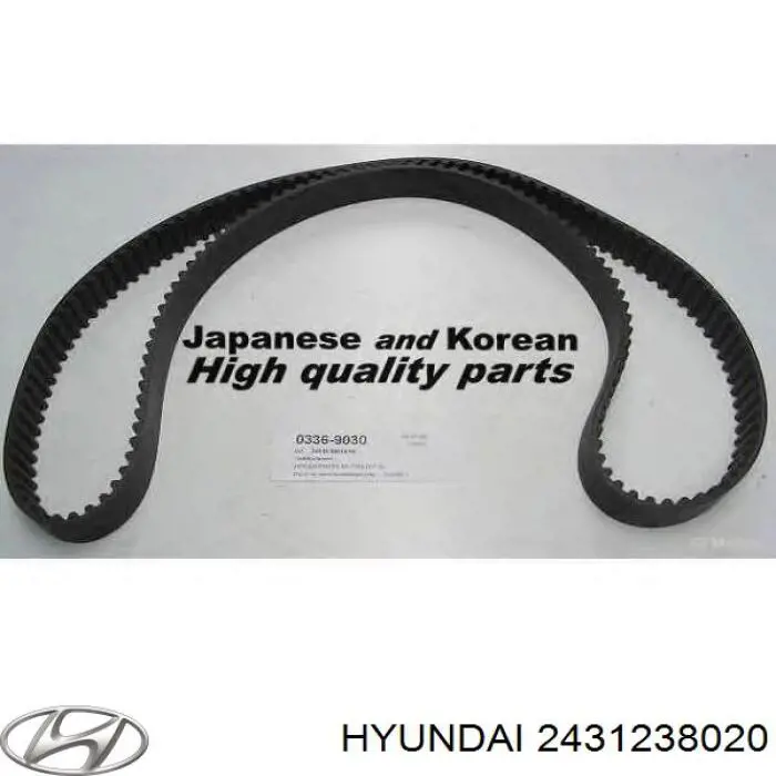 Do koszyka 2431238020 Hyundai/Kia Pasek rozrządu