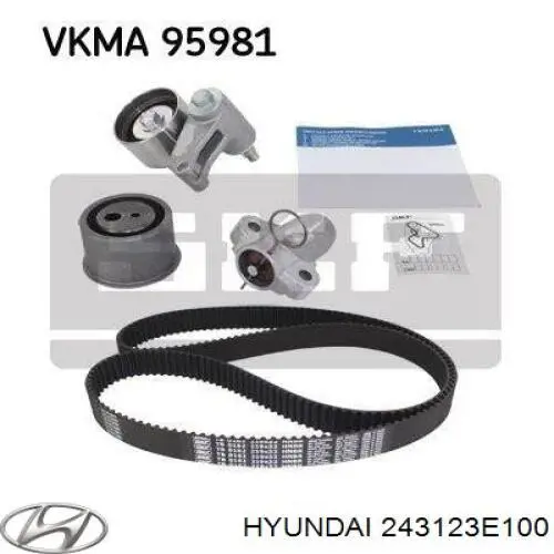 Pasek rozrządu Hyundai/Kia 243123E100 cena, od 61,69 USD