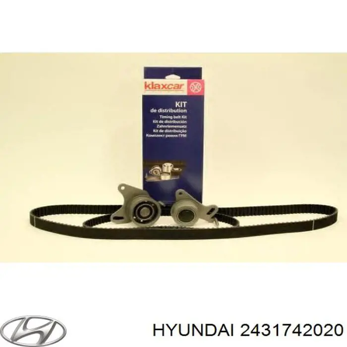 Do koszyka 2431742020 Hyundai/Kia Rolka napinacza paska rozrządu