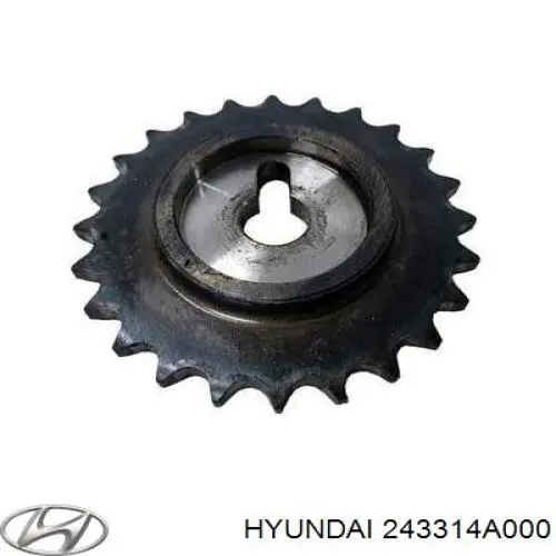 243314A000 Hyundai/Kia Koło zębatewalcowe wałka rozrządu silnika
