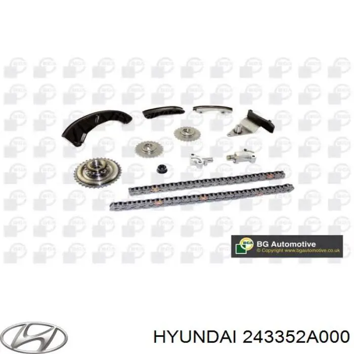 Do koszyka 243352A000 Hyundai/Kia Koło zębate walcowe pompy wtryskowej