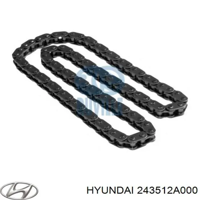 Do koszyka 243512A000 Hyundai/Kia Łańcuch rozrządu