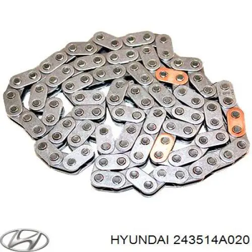 Łańcuch rozrządu górny Hyundai/Kia 243514A020 cena, od 54,51 USD