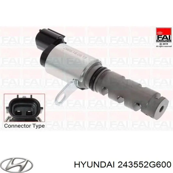 Zawór regulacji ciśnienia oleju Hyundai/Kia 243552G600 cena, od 48,42 USD