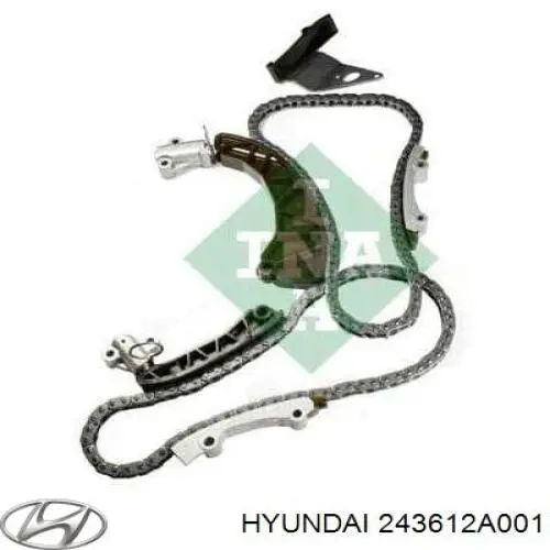 Łańcuch rozrządu dolny Hyundai/Kia 243612A001 cena, od 44,56 USD