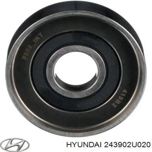 243902U020 Hyundai/Kia rolka prowadząca kierunkowa paska rozrządu