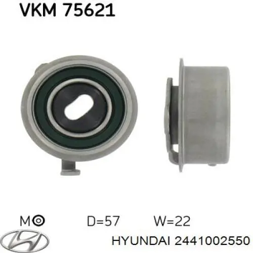 Napinacz paska rozrządu Hyundai/Kia 2441002550 cena, od 16,64 USD