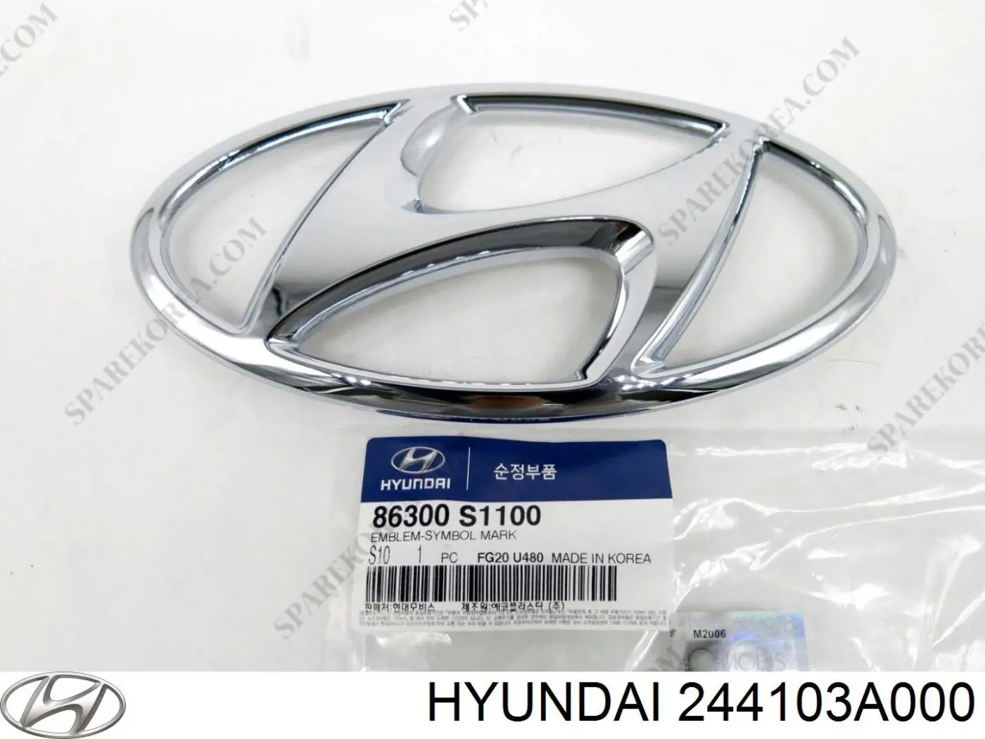 Do koszyka 244103A000 Hyundai/Kia Napinacz łańcucha rozrządu