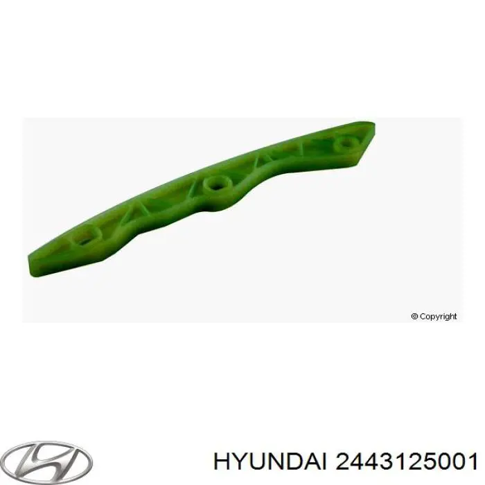 Tłumik drgań łańcucha rozrządu Hyundai/Kia 2443125001 cena, od 11,09 USD