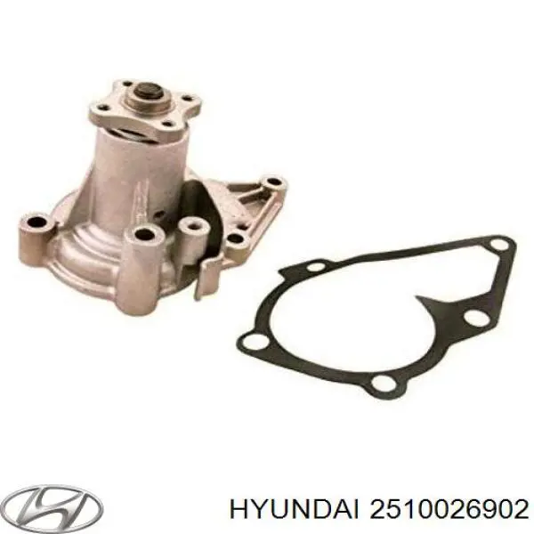 Do koszyka 2510026902 Hyundai/Kia Pompa chłodząca wodna