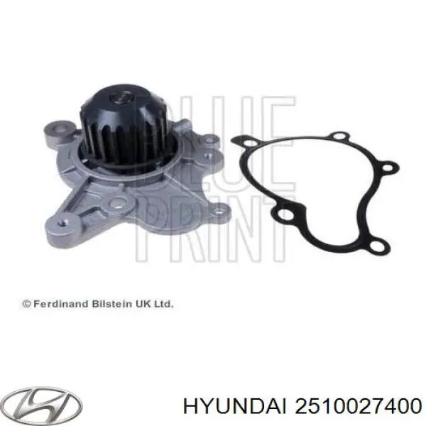 Do koszyka 2510027400 Hyundai/Kia Pompa chłodząca wodna