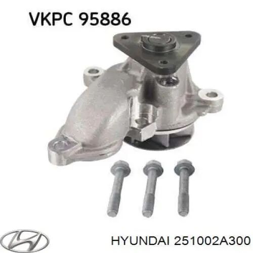 Do koszyka 251002A300 Hyundai/Kia Pompa chłodząca wodna