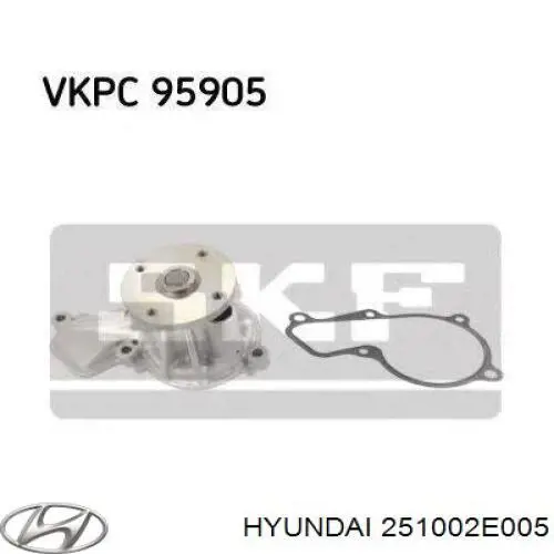 Pompa chłodząca wodna Hyundai/Kia 251002E005 cena, od 49,35 USD