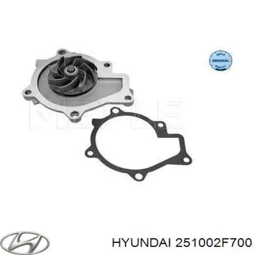 Pompa chłodząca wodna Hyundai/Kia 251002F700 cena, od 48,79 USD