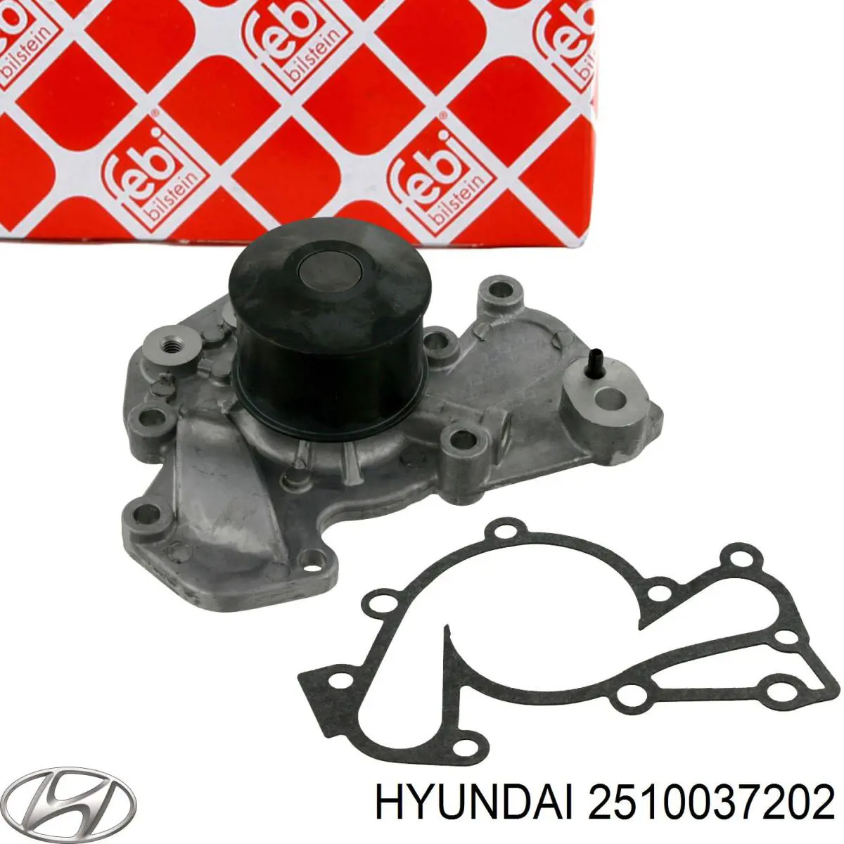 Do koszyka 2510037202 Hyundai/Kia Pompa chłodząca wodna